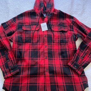 Forever 21 flannel hoodie